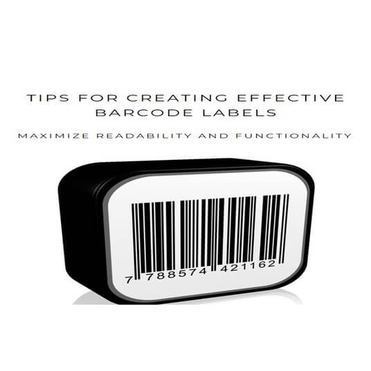 barcode labels with scanner