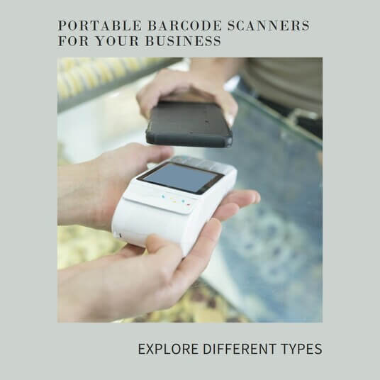 different types of portable barcode scanner