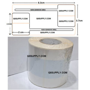 83mm X 37mm Jewellery Label Polyster2