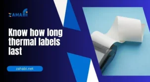 What is the life of thermal labels?