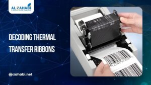 Understanding Thermal Transfer Ribbons: A Comprehensive Guide 1 Thermal transfer ribbon used in barcode printer for durable and high-quality labels