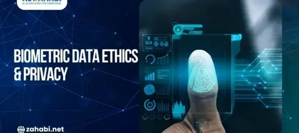 The Ethics and Concerns of Biometric Data Collection 2 Fingerprint scan showing biometric data authentication and digital privacy systems