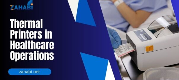 Exploring the Role of Thermal Printers in the Healthcare Sector 2 Thermal printer creating patient labels for healthcare operations and hospital workflows