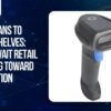 Wireless barcode scanner representing retail automation and smart inventory management in Kuwait