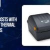 Thermal barcode printer designed for durable, cost-effective label and receipt printing