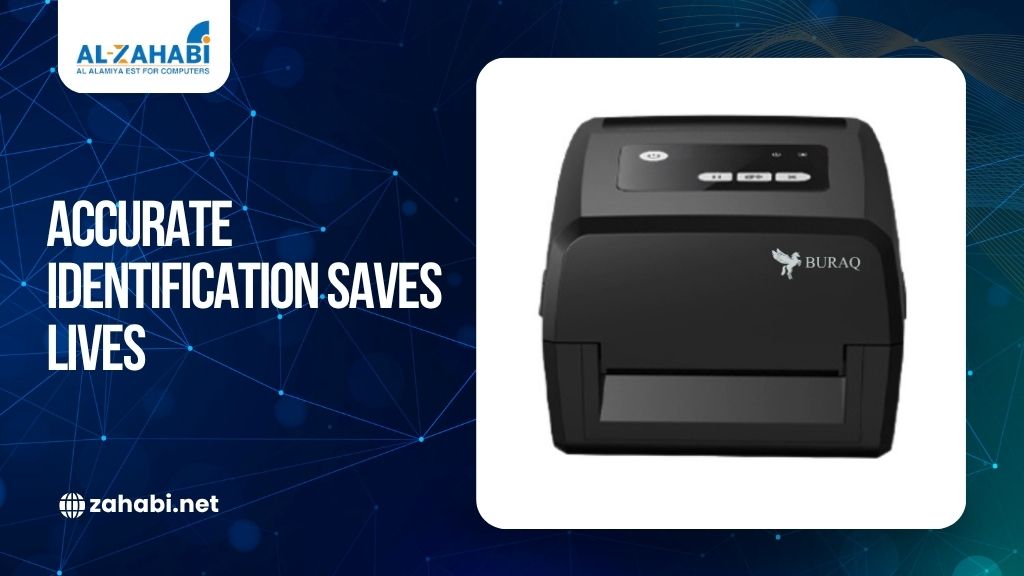 Buraq barcode label printer for accurate identification and tracking solutions.