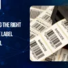 Barcode labels being printed from a barcode printer, demonstrating different barcode label materials used for inventory and product identification.