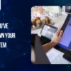 Retail POS system touchscreen displaying payment options, highlighting signs that businesses may need to upgrade their existing point-of-sale system.