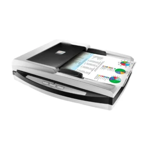 Plustek SmartOffice PL4080 A4 Flatbed & ADF Duplex Document Scanner – 40ppm / 80ipm / 50-Sheet ADF / USB 2.0