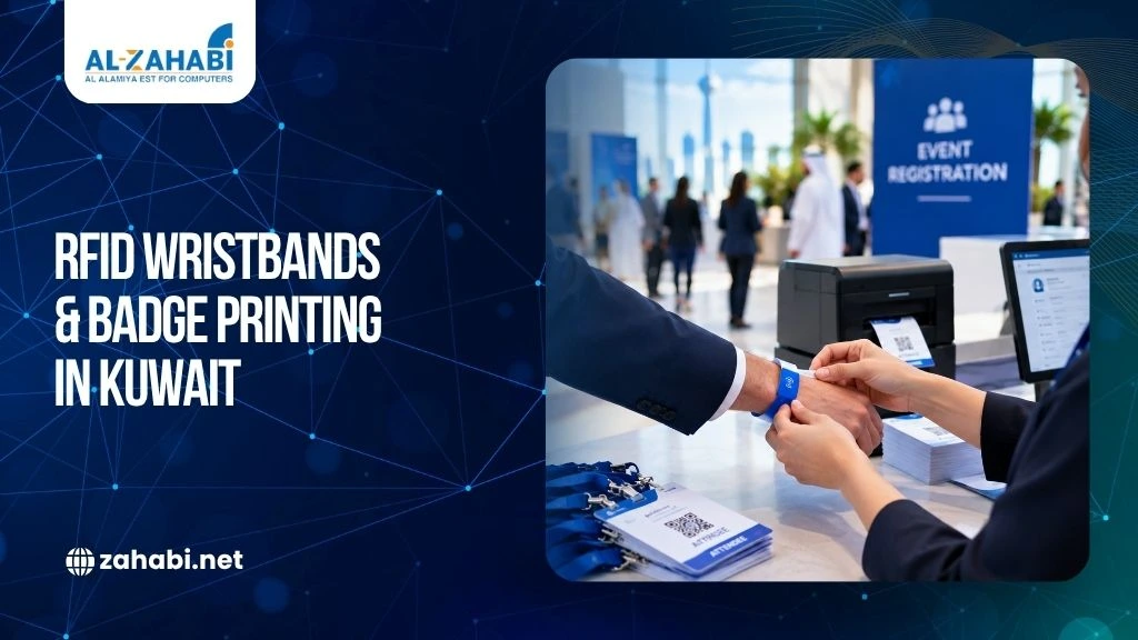RFID wristbands and badge printing for events in Kuwait