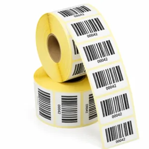 Buraq 100mm X 150mm (3 Inch Core) Direct Thermal Barcode Label in Kuwait (DTR)