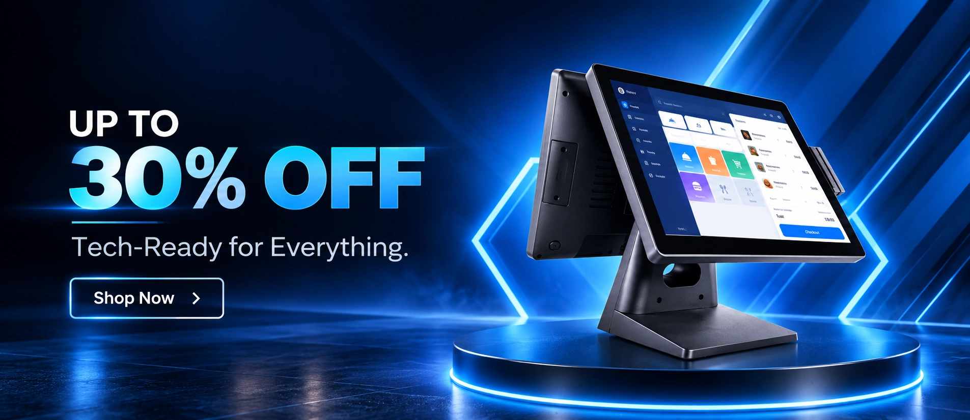 High-Tech POS Sale Banner